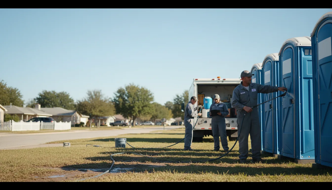 Long-Term Portable Toilet Rental in Tucker, AR near me